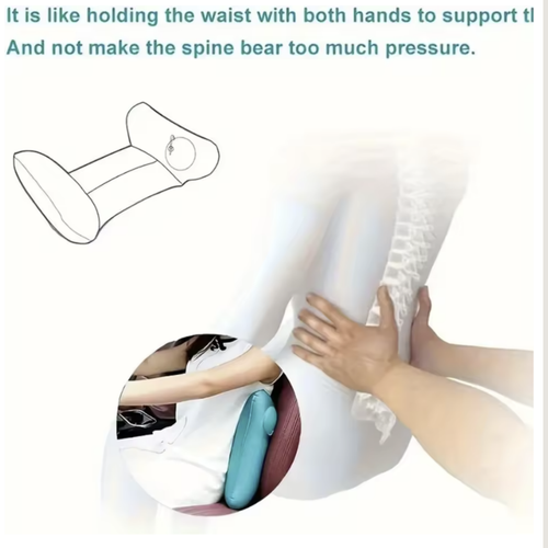 Inflatable Lumbar Travel Pillow