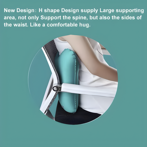 Inflatable Lumbar Travel Pillow