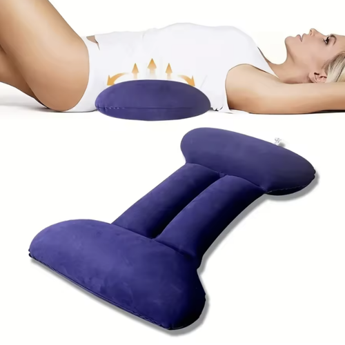 Inflatable Lumbar Travel Pillow