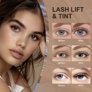 Lash Lift & Tint Kit for Lifted Curled and Defined Lashes