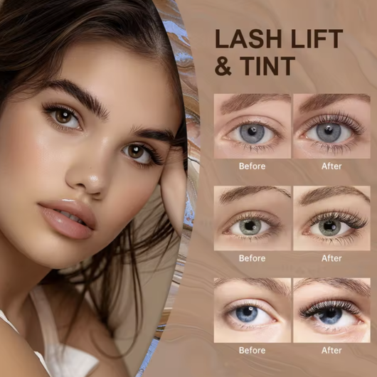 Lash Lift & Tint Kit for Lifted Curled and Defined Lashes