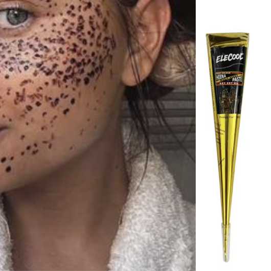 Henna Freckles for Natural Long Lasting Freckles